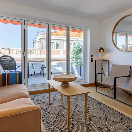 1bdr With Terrace And View By Lovelystay * Lisboa