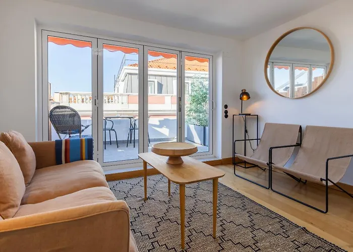 1bdr With Terrace And View By Lovelystay * Lissabon